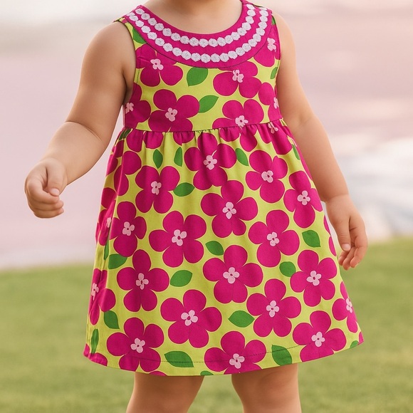 Gymboree Other - Gymboree Pink Floral Shift Dress